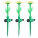3Pcs Sunflower Nozzle Inserting Ground Garden Watering Drip Irrigation Equipment