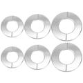 6 Pcs Decorative Faucet Cover Wall-mounted Pipeline Hose Fittings Accessory Covers Elder