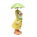 CELNNCOE Garden Ducks Garden Ornaments Garden Statue Ducks Standing With Umbrellas Funny Outdoor Statue Decoration Indoor Outdoor Figurines For Home Yard 5ML Garden Decor for Outside