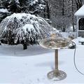 KKCXFJX Clearence!Bird Bath Heater For Outdoors In Winter - 10 W Birdbath Deicer With Thermostatic Control And 4.3 Ft Long Power Cord Energy Saving For Garden Yard Patio Gifts