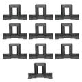 Solar Drainage Buckle 20 Pcs Panel Water Drained Clip Remove Clamp Automatic Disassemble Abs