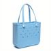 Rubber EVA Beach Tote Bag Large Capacity Waterproof Handbag Portable Storage Bag For Outdoor Travel & Sports