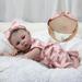 Full Body Silicone Viny Meadow Bebe Reborn Girl 45cm High Quality Paint Lifelike Real Art Newborn Baby Toy For Family s Gift Full Body Vinyl Girl