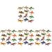 4 Set Toys Jungle Animal Figures Zoo Animals Figurines Cognitive Animal Model Vivid Animal Toy Wild Animal Model Sand Table Artificial Plastic Child