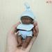 12cm Reborn Dolls Baby Reborn Silicone Reborn Baby Doll Palm Dolls Pajamas Dress Simulation Baby Reborn Baby Doll Toys A15