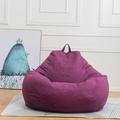 DODOING Stuffed Storage Bean Bag Chair Cover (No Filler) Extra Large Beanbag Cover Stuffed Animal Storage or Memory Foam Soft Premium Corduroy Covers 8 Colors for Kids and Adults