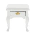 Miniature Bedside Table Miniature Wood Bedside Table Mini Night Table Adornment Mini House Furnishing