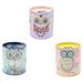 3 Pcs Tinplate Piggy Bank Owl Prints for Kids Money Box Children Round Baby