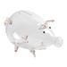 deevoka Clear Piggy Bank Collectible Tabletop Ornament Storage Canister for Festival
