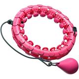 Adults Fitness Hula Hoop Wide Adjustable Hula Hoop with Massage Nubs and 24 Removable Parts Smart Hula Hoop Ideal for Beginners Children Adults - Fitness Slimming Training