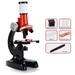 Oneshit High-definition 1200 Times Microscope Toy Children s Scientific Experiment Tool Telescope Clearance