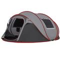 Instant Pop Up Camping Tent 5-6 Person Tent Automatic Set Up Tent with 2 Ventilation Mesh Windows Waterproof Sunshade Family Tent Portable Lightweight Dome Tent for Outdoor Beach Camping Hiking&Travel