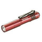 Streamlight 66323 MicroStream Ultra-Compact .. Aluminum body Flashlight with .. AAA Alkaline Battery - .. 45 Lumens Red