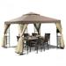 10x10 Ft Patio Canopy Tent with Netting Design - 1 X Canopy tent - 80.06 - Experience outdoor comfort and style with added security!
