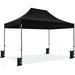 Topeakmart 15 x 10 FT Pop-up Commercial Canopy with Adjustabale Height Black