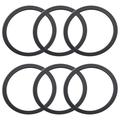 BLUESON 6Pcs Water Bottle Gasket Replacement for Owala Freesip Silicone Lid Seal O Ring Gray