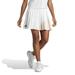 adidas Clubhouse Pleated Tennis Skirt (Womens White/Wonder Quartz XS One Size)