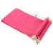 Pink Wood Polyester Cotton Footrest for Desk Hammock at Home The Swing Travel Office