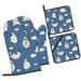 LAKIMCT Yoga Sheep Oven Mitts and Pot Holders Sets Non-Slip Potholders Heat Resistant Oven Gloves for Kitchen Baking Cooking BBQ 4-Piece Set