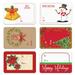 NicePackaging 500 Qty 3x2 inch Assorted 6 Styles Christmas Stickers/Gift Labels Self-Adhesive for Decoration/Gifts/Parties/Envelopes/Wrapping/Cards Holiday Decorations