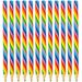 12Pcs Rainbow Kids Pencils Children Pencils Painting Pencils Kids Prizes Writing Pencils