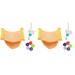 2 Sets Toy Parrot Hammock Cage Hanging Hammock Hamster Hammock Pet Hammock Pet Hammock Cloth