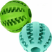 Dog Puzzle Teething Toys Ball Nontoxic Durable Dog IQ Chew Toys for Puppy Small Large Dog Teeth Cleaning/Chewing/Playing/2 Pcs for Medium & Large Dogs