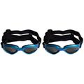 2pcs Fashion Triangle Dog Sunglasses Cat Dog Goggles Pet Accessories Glasses Eyewear Eyeglass (Blue)