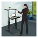 Height Adjustable Rolling Desk Laptop Table Home Office Working Drawing Desk