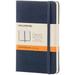 Moleskine Classic Notebook Hard .. Cover Pocket (3.5 x .. 5.5 ) Ruled/Lined Sapphire Blue .. 192 Pages