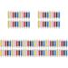 250 Pcs Necklaces Charm Stoppers for Bracelets Pendants Charms Colored Crayon Jewelry Alloy