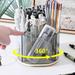 Oneshit Desk Pencil Pen Holder 5 Slots 360Â°Degree Rotating Pencil Pen Organizers For Desk Desktop Storage Stationery Supplies Organizer Cute Pencil Cup Pot in Clearance