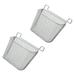 2 Pcs Kitchen Shelf Cabinet Organizer Storage Shelves Hanging Basket Wire Baskets Office