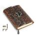 Leather Journal Writing Notebook - Antique Handmade Leather Bound Daily Notepad