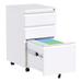 Pemberly Row Mobile Office FIle Cabinet with 3 Drawers Fully Assembled