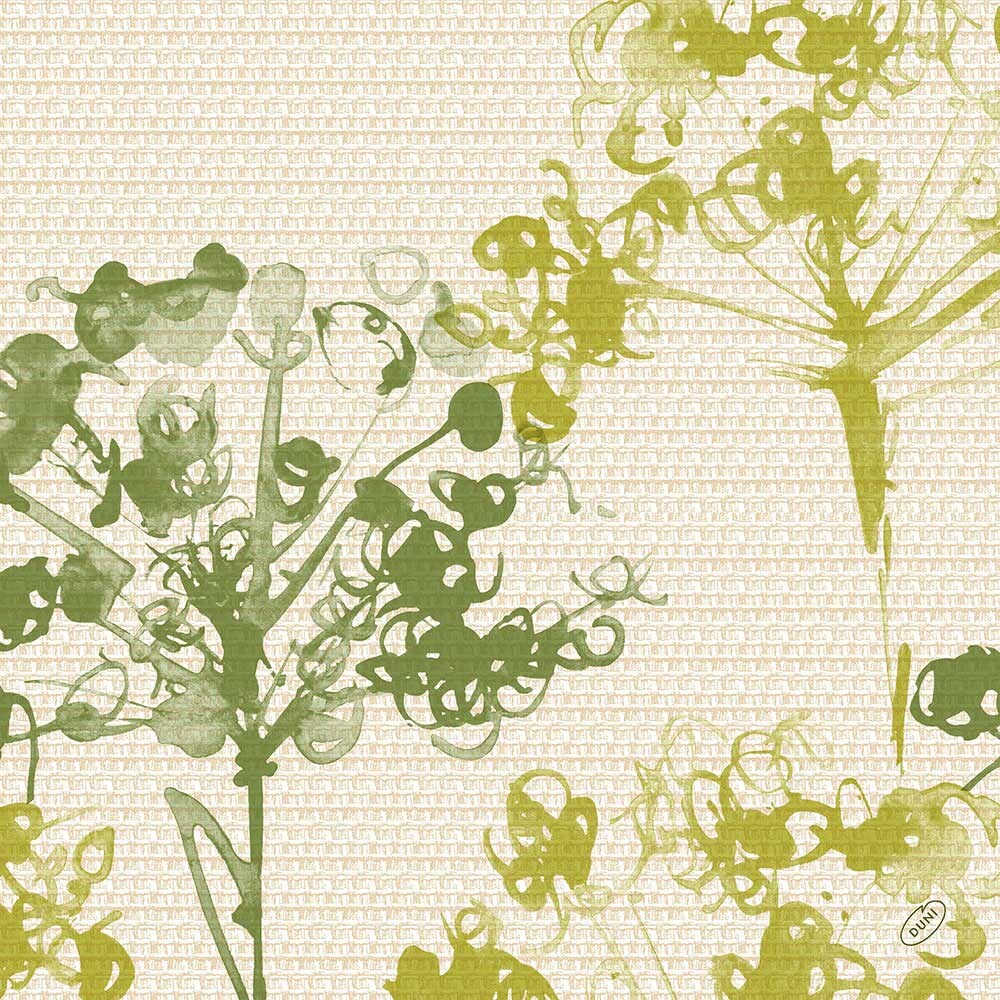DUNI GmbH DUNI Bio-Dunisoft Serviette 40x40 cm 1/4 F. Green Umbles Image