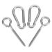 Heavy Duty Carabiner Clips Hanging Hammock Hooks Swing Chair Accessories Rings The Fixed