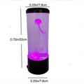 1pc Flybold Jellyfish Lamp Jellyfish Lava Lamp LED Color Changing Light 2 Jelly Fish Lamp Remote For Live Jellyfish Aquarium Lamp Night Light Mood Desk Decor For Kids Bedroom