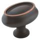 LeCeleBee Bp26127-2-Orb Knob 2in Bifold Manor Oil Rubbed Bronze