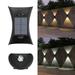 CELNNCOE Solar Wall Light UP And Down Illuminate Outdoor Sunlight Lamp IP65 Modern Decor For Home Garden Porch Black Garden Decor for Outside Gardening Supplies