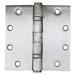 LeCeleBee Heavy Duty 5 Inch Square Door Hinges Bearing Non-Removable Pin 2 Pack