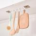 Self-Adhesive Six Hooks Wall Rack Creative Bathroom Kitchen Hanging Rack Outdoor Brick Clips Mailbox Microwave Stands for Kitchens Counter Top Jacket Hooks Wall With Shelf Metal Pails Small Over Door