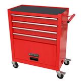 COOKCOK Tool Chest with 238 Piece Tool Set 4-Drawer Tool Cabinet - Rolling Tool Cart On Wheels for Mechanics Heavy-Duty Metal Tool Box Storage Cabinets for Garage Red