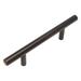 LeCeleBee 10 Pack 404-96ORB Oil Rubbed Bronze Solid Steel Construction 3/8 Inch Slim Line Euro Cabinet Hardware Bar Pull - 3-3/4 Inch (96mm) Hole Centers