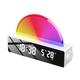 Sunrise Alarm Clock Simulate Sunrise Natural Wake Up Light Alarm Clock 10 Kinds Of Colorful Lights Adjustable LED Digital Alarm Clock Suitable For Heavy Sleepers Adults Children