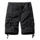 Men's Cargo Shorts Shorts Work Shorts Hiking Shorts Button Multi Pocket Plain Wearable Short Outdoor Daily Going out 100% Cotton Fashion Classic ArmyGreen Black
