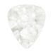 Exotic Plectrums - Celluloid White Pearl Guitar Or Bass Pick - 1.2 mm Extra Heavy Gauge - 351 Shape - 50 Pack