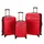 Rockland Melbourne 3-Piece Hardside Spinner Luggage Set