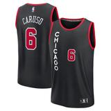 Men's Fanatics Branded Alex Caruso Black Chicago Bulls Fast Break Jersey - City Edition