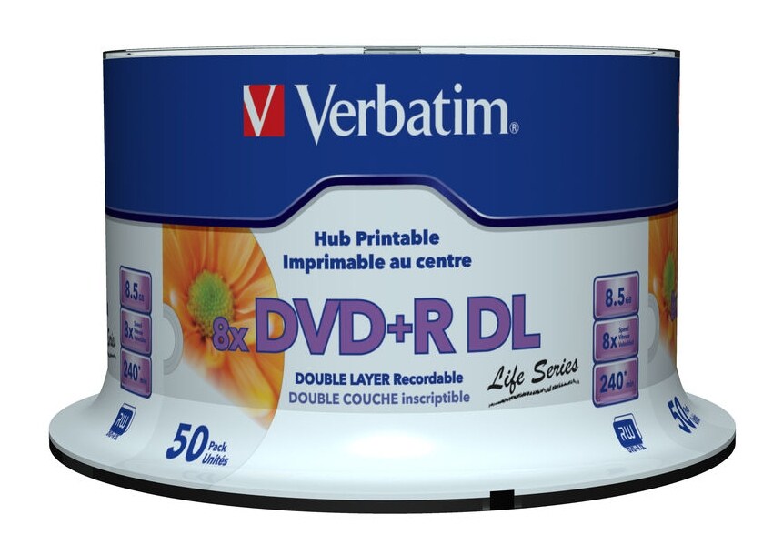 Verbatim 97693 DVD-Rohling 8,5 GB DVD+R DL 50 Stück(e) Image